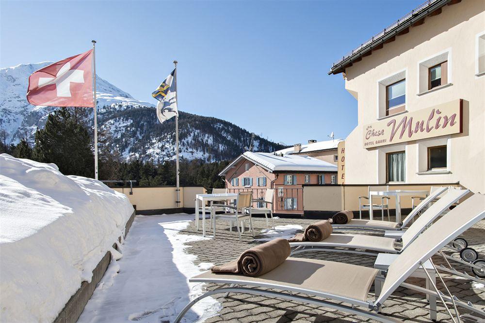 Hotel Garni Chesa Mulin Pontresina Exterior foto