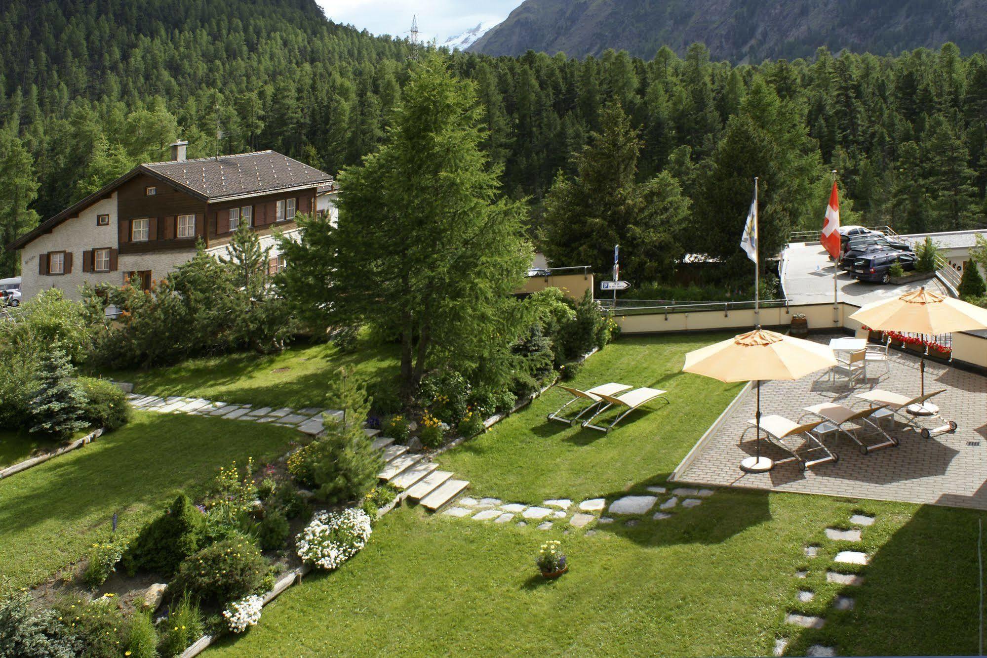 Hotel Garni Chesa Mulin Pontresina Exterior foto